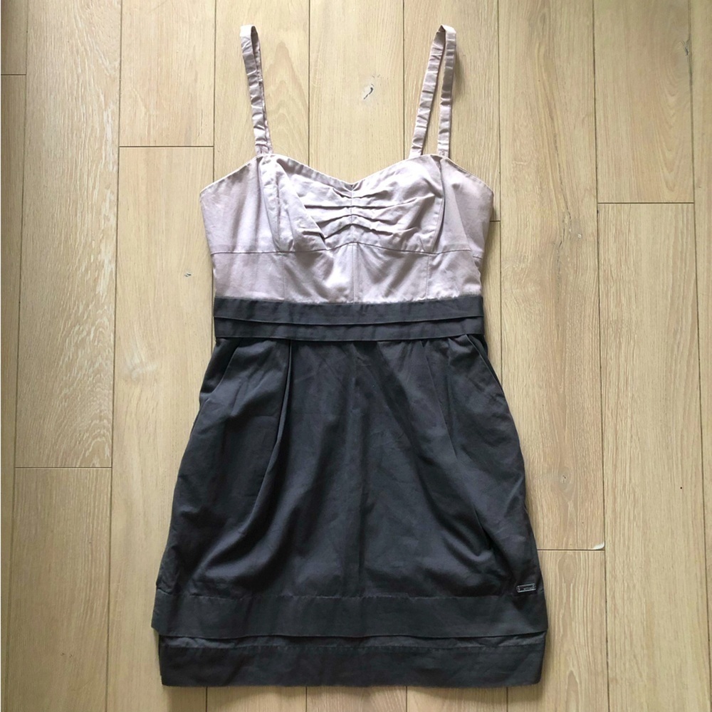 Aritzia Wilfred Colorblock Strappy Mini Dress Size 8